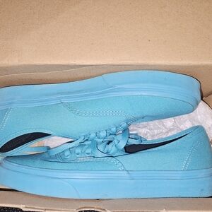 Vans Blue/Teal Canvas Sneakers